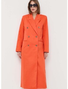 Παλτό Notes du Nord χρώμα: πορτοκαλί