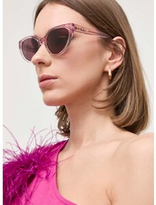 Γυαλιά ηλίου Love Moschino χρώμα: ροζ
