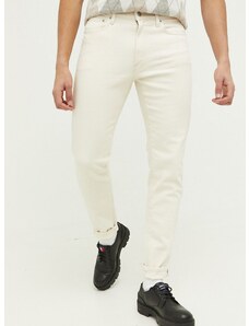 Τζιν παντελόνι Abercrombie & Fitch χρώμα: μπεζ