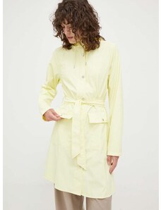 Αδιάβροχο μπουφάν Rains 18130 Curve Jacket χρώμα: κίτρινο