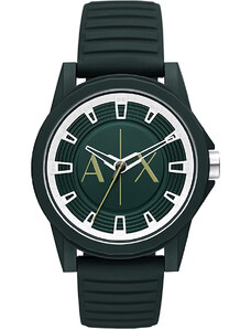 ARMANI EXCHANGE Outerbanks Men's - AX2530, Green case with Green Rubber Strap