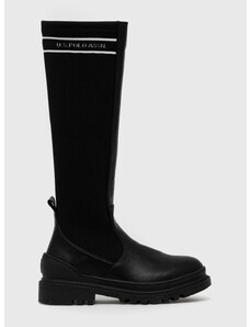 Μπότες U.S. Polo Assn. Bruna , χρώμα: μαύρο