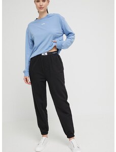 Βαμβακερό παντελόνι Calvin Klein Underwear χρώμα: μαύρο