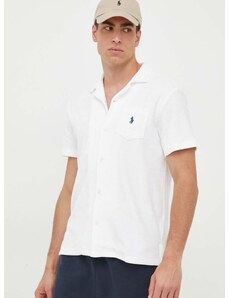 Πουκάμισο Polo Ralph Lauren χρώμα: άσπρο