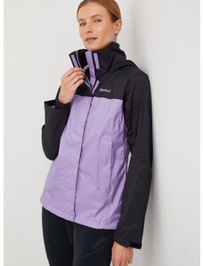 Αδιάβροχο μπουφάν Marmot Precip Eco χρώμα: μοβ