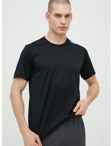 Μπλουζάκι για τρέξιμο adidas Performance Designed For Running χρώμα: μαύρο