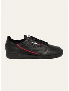 Δερμάτινα αθλητικά παπούτσια adidas Originals χρώμα: μαύρο G27707