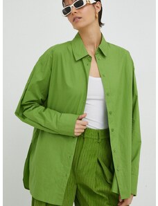Βαμβακερό πουκάμισο Gestuz IsolGZ χρώμα: πράσινο