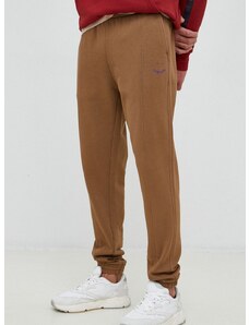 Βαμβακερό παντελόνι PS Paul Smith χρώμα: καφέ