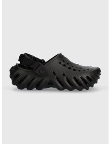 Παιδικές παντόφλες Crocs ECHO CLOG K χρώμα: μαύρο