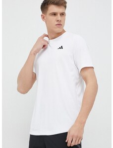 Μπλουζάκι προπόνησης adidas Performance Club χρώμα: άσπρο
