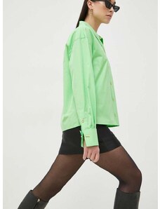 Βαμβακερό πουκάμισο Miss Sixty χρώμα: πράσινο