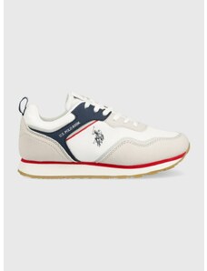Παιδικά αθλητικά παπούτσια U.S. Polo Assn. χρώμα: άσπρο
