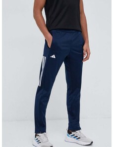 Παντελόνι προπόνησης adidas Performance 3 Stripes χρώμα: ναυτικό μπλε
