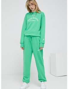 Παντελόνι φόρμας Juicy Couture χρώμα: πράσινο