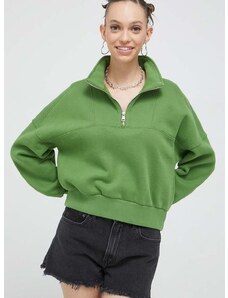 Μπλούζα Abercrombie & Fitch χρώμα: πράσινο