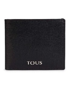 Δερμάτινο πορτοφόλι Tous ανδρικά, χρώμα: μαύρο