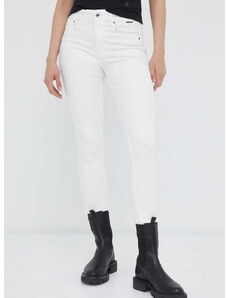 Τζιν παντελόνι G-Star Raw χρώμα: άσπρο