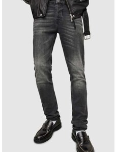 Τζιν παντελόνι AllSaints χρώμα: μαύρο