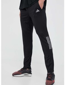 Παντελόνι για τζόκινγκ adidas Performance Own the Run Own the Run χρώμα: μαύρο HN0806