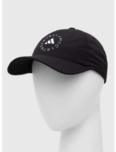 Καπέλο adidas by Stella McCartney χρώμα: μαύρο