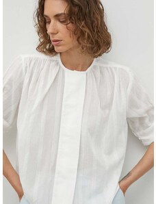 Βαμβακερό πουκάμισο Day Birger et Mikkelsen χρώμα: άσπρο