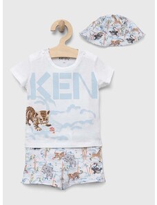 Σετ μωρού Kenzo Kids χρώμα: άσπρο