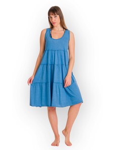 Rima beachworld γυναικειο αμανικο φορεμα 3501 rima - μπλε