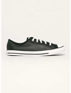 Δερμάτινα ελαφριά παπούτσια Converse C564985 χρώμα: μαύρο