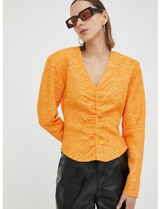 Μπλουζάκι Gestuz χρώμα: πορτοκαλί