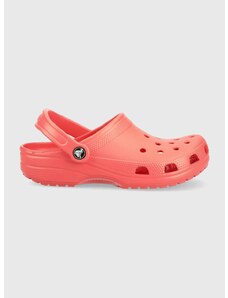 Παντόφλες Crocs Classic χρώμα: κόκκινο, 10001