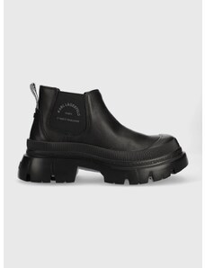 Μπότες τσέλσι Karl Lagerfeld Trekka Max χρώμα: μαύρο F30