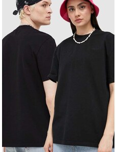 Βαμβακερό μπλουζάκι Preach χρώμα: μαύρο