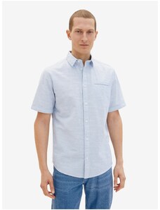 Γαλάζιο ανδρικό πουκάμισο Tom Tailor - Ανδρικά