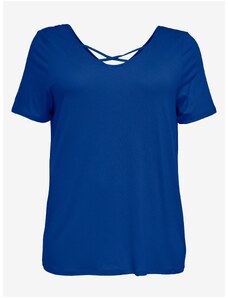 Σκούρο μπλε γυναικείο T-Shirt ONLY CARMAKOMA Μπαντάνα - Γυναικεία