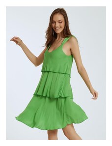 Celestino Φόρεμα με δέσιμο πρασινο ανοιχτο για Γυναίκα
