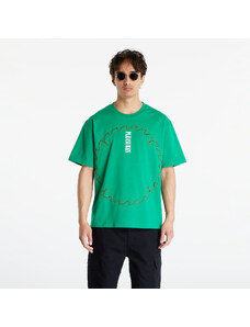 Ανδρικά μπλουζάκια PLEASURES Saw Heavyweight T-Shirt Green