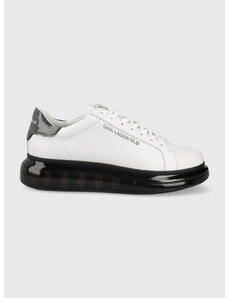 Δερμάτινα παπούτσια Karl Lagerfeld Kapri Kushion χρώμα: άσπρο