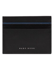 HUGO BOSS Card holder Gear Black Blue Καρτοθήκη Μαύρο/Μπλε -