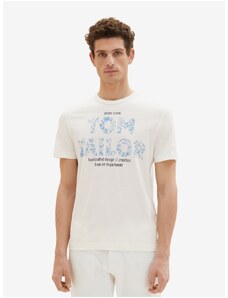 Cream Ανδρικό T-Shirt Tom Tailor - Ανδρικά