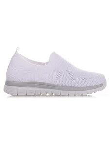 Modati Λευκό sneakers ελαστικό τύπου κάλτσα ΚΩΔ: LY528-WHITE