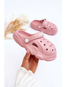 Kesi Παιδικές παντόφλες αφρού Crocs Pink Cloudy