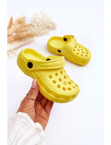 Kesi Παιδικός αφρός Crocs Slides Yellow Percy