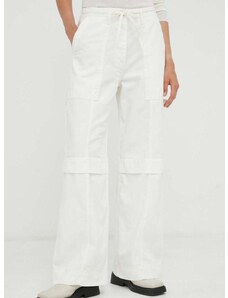 Βαμβακερό παντελόνι Day Birger et Mikkelsen χρώμα: άσπρο