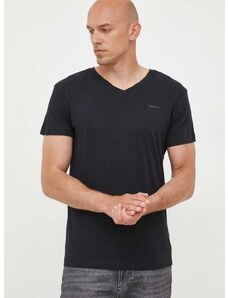 Μπλουζάκι Gant 2-pack χρώμα: μαύρο