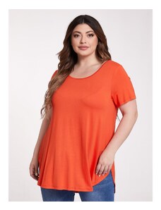 Celestino Ασύμμετρη μπλούζα με χιαστί πλάτη πορτοκαλι για Γυναίκα