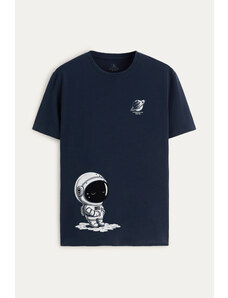 UnitedKind Mandalor Space, T-Shirt σε μπλε χρώμα