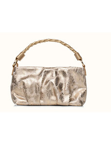 Gold Snake Mini Fluffy - Mini Bag by Christina Malle CM97035