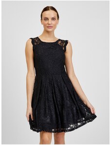 Μαύρο Γυναικείο Δαντελένιο Φόρεμα ORSAY - Ladies