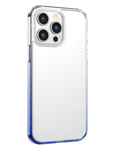 USAMS θήκη Binz για iPhone 14 Pro Max, μπλε & διάφανη